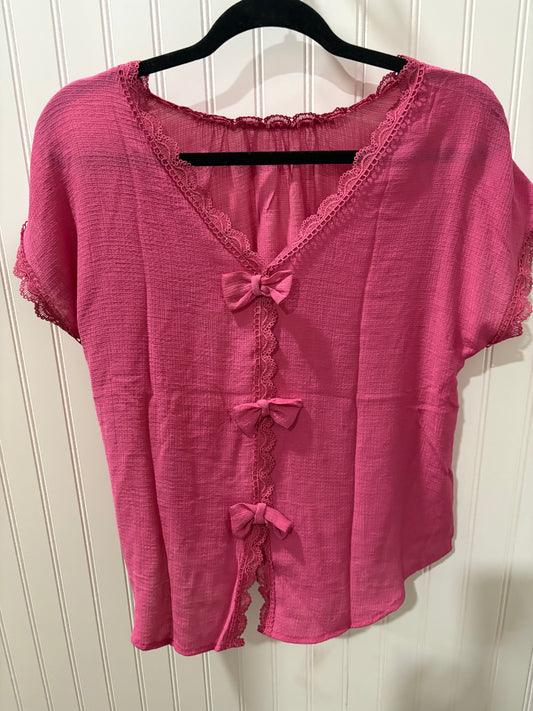 Fuchsia bow top